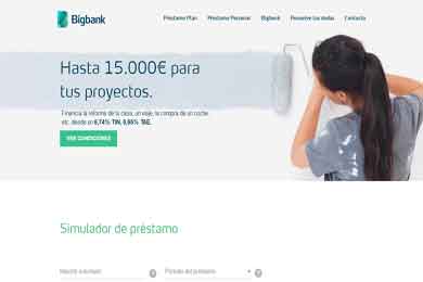 BigBank, prestamo personal BigBank, prestamo personal