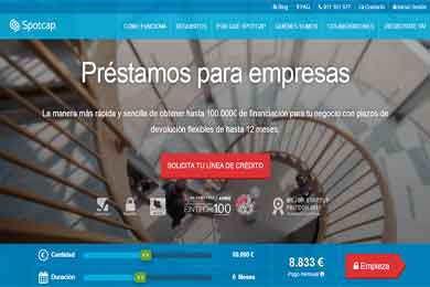 Spotcap, prestamo empresas Spotcap, prestamo empresas